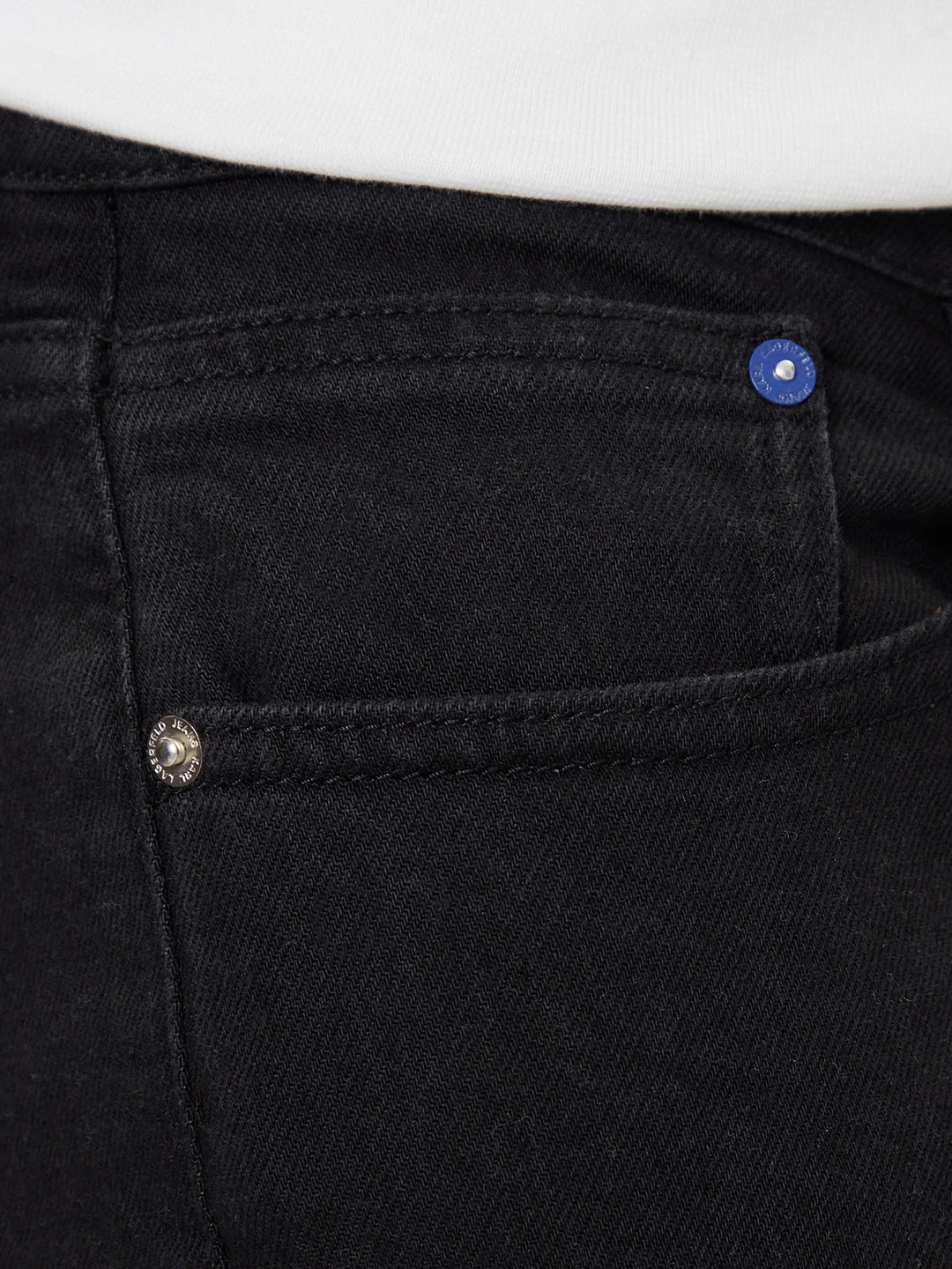 Karl Lagerfeld Men's Tapered Denim | Black