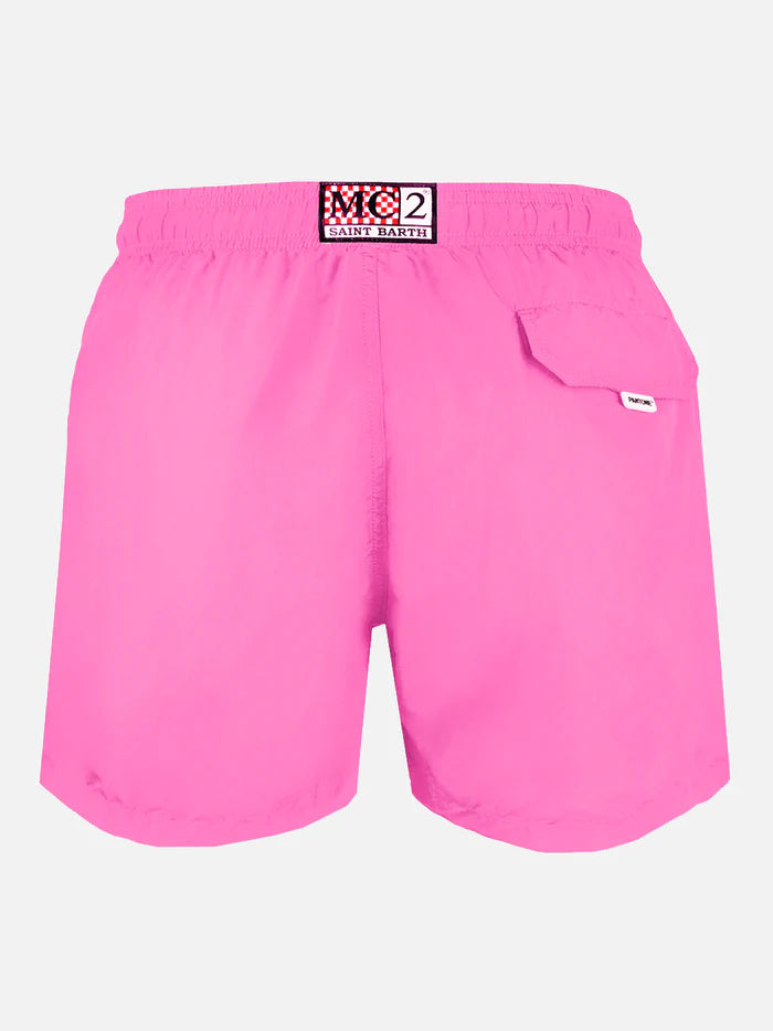 MC2 Saint Barth Swim-shorts Lighting Pantone Special Edition | Fluo Pink