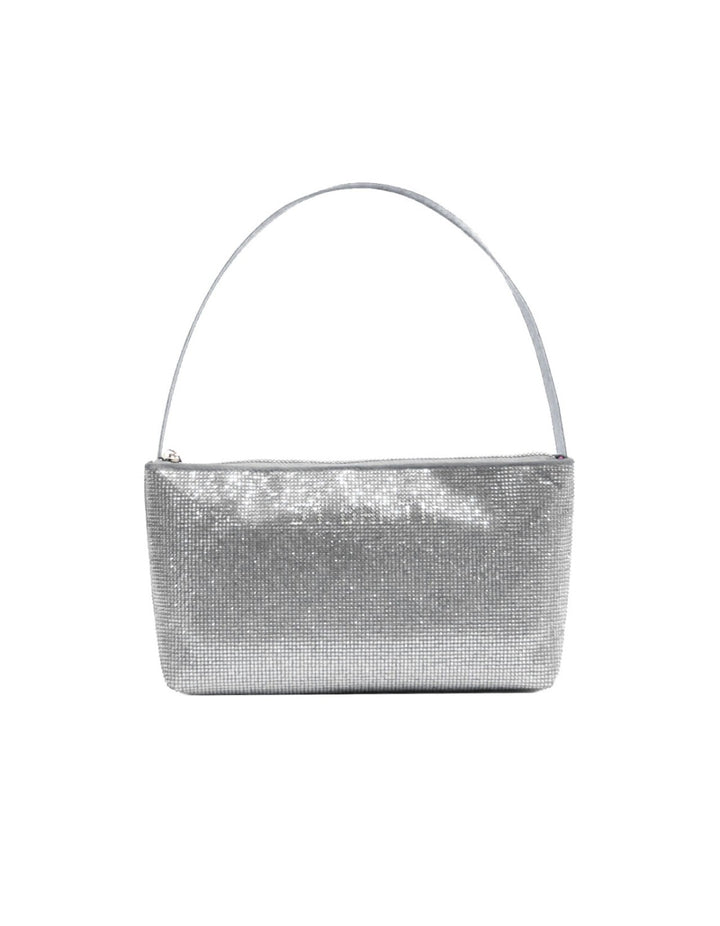MC2 Saint Barth Mini Bag with Rhinestones | Strass Silver