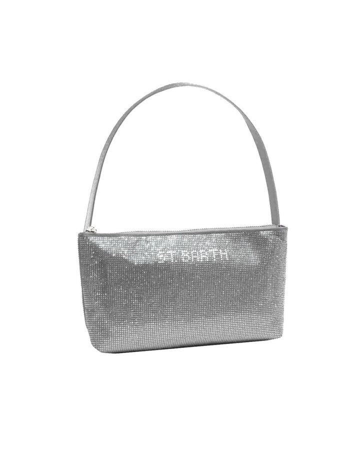 MC2 Saint Barth Mini Bag with Rhinestones | Strass Silver