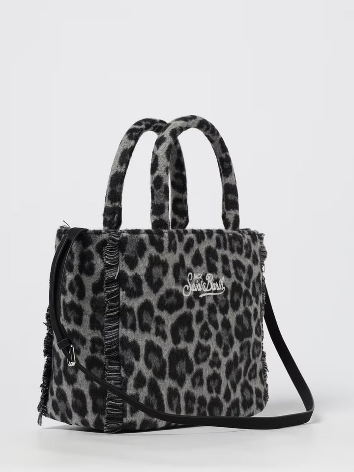 MC2 Saint Barth Colette Felt HandBag | Leopard