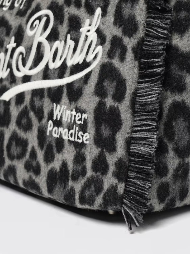 MC2 Saint Barth Colette Felt HandBag | Leopard