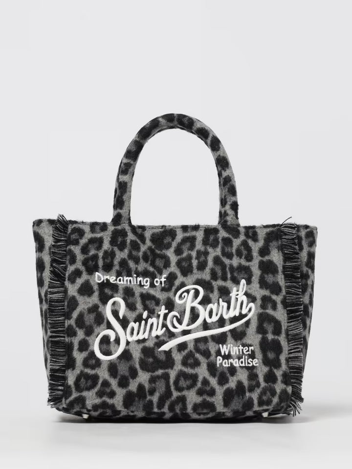 MC2 Saint Barth Colette Felt HandBag | Leopard