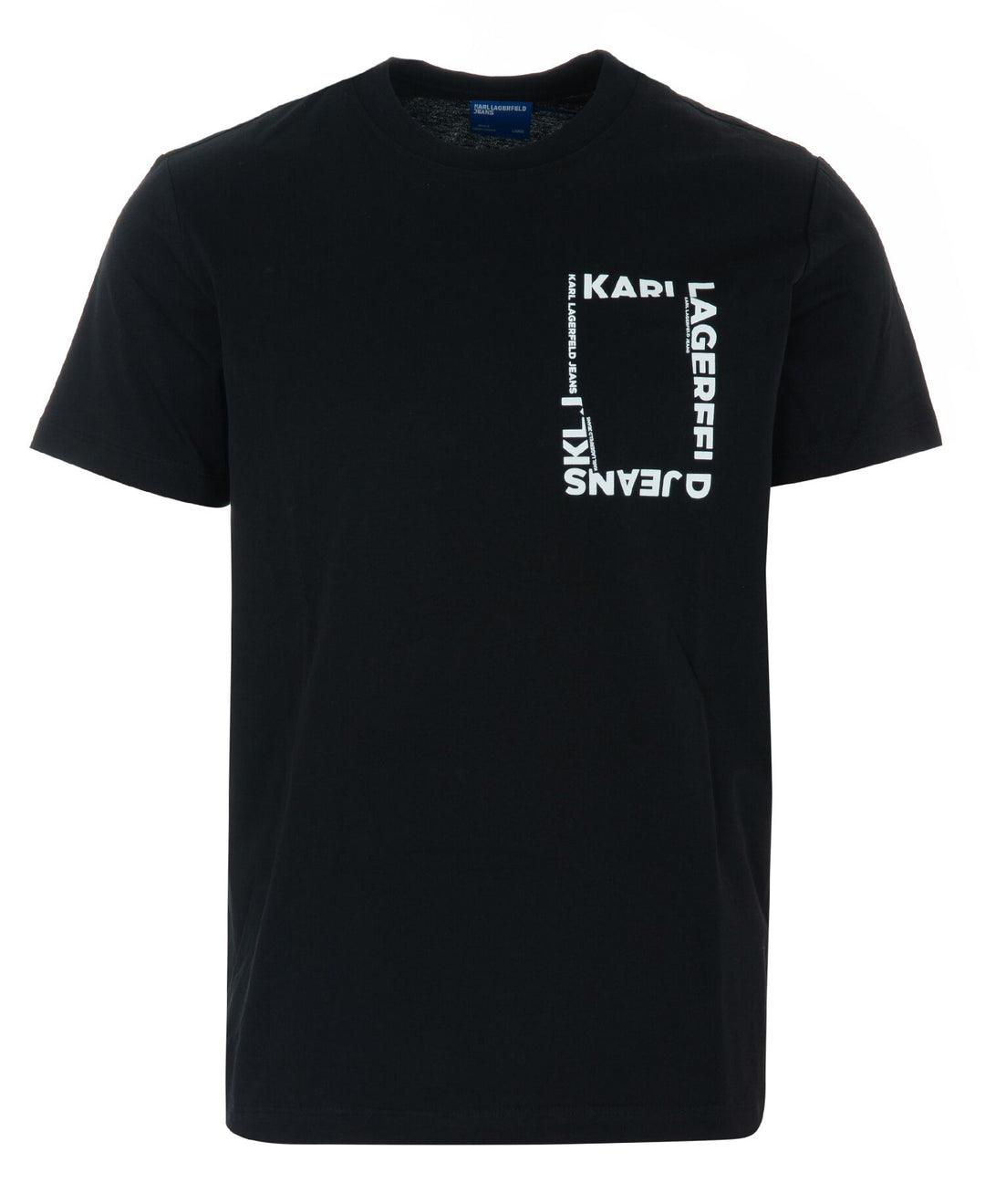 Karl Lagerfeld Slim Frame Logo Men's T-shirt | Black