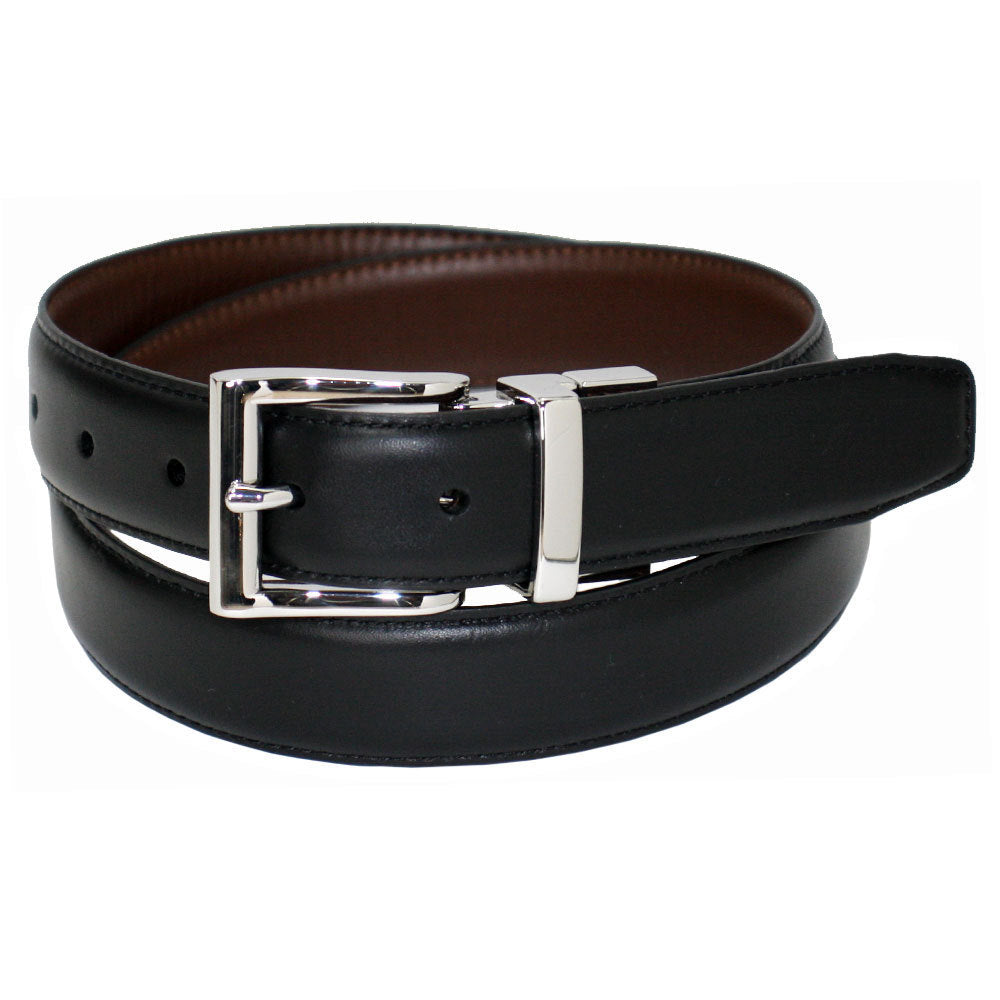Ralph Lauren Reversible Dress Belt | Black/Brown