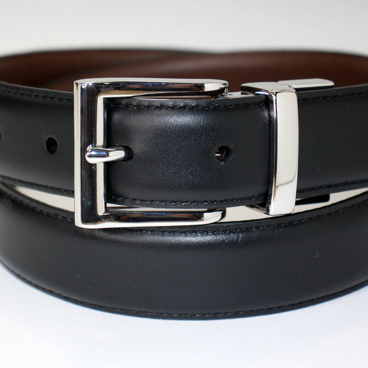 Ralph Lauren Reversible Dress Belt | Black/Brown