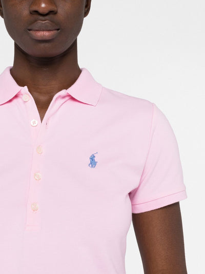 Ralph Lauren Slim Fit Stretch Polo Shirt | Carmel Pink