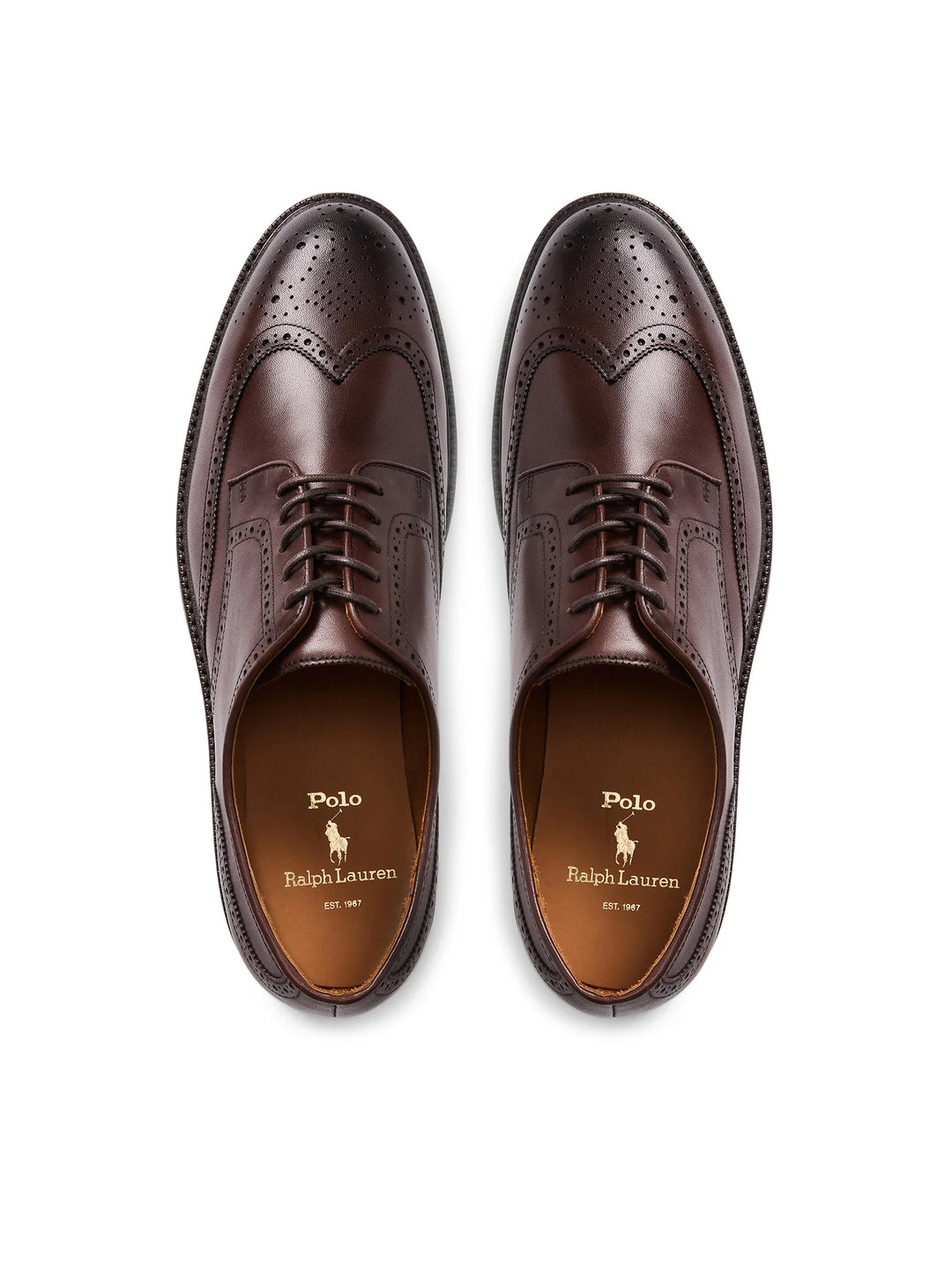 Ralph Lauren Asher Wgtip Dress Shoes | Brown