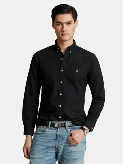 Ralph Lauren Oxford Slim Fit Shirt | Black