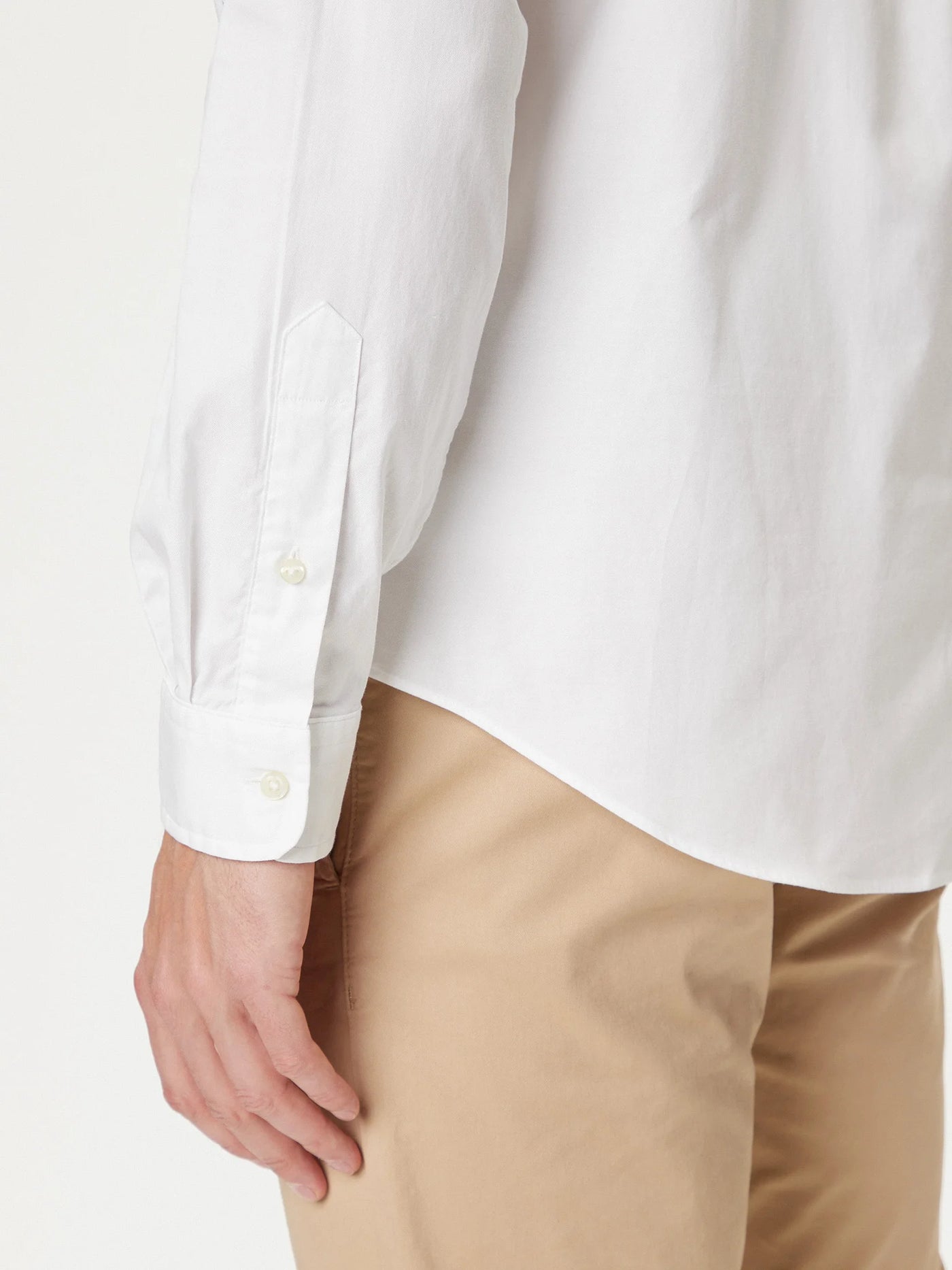 Ralph Lauren Custom Fit Stretch Oxford Shirt | White