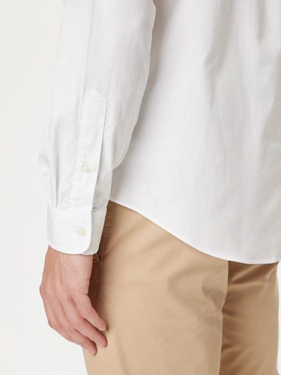 Ralph Lauren Custom Fit Stretch Oxford Shirt | White