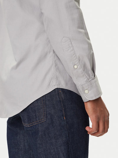 Ralph Lauren Custom Fit Stretch Oxford Shirt | Grey