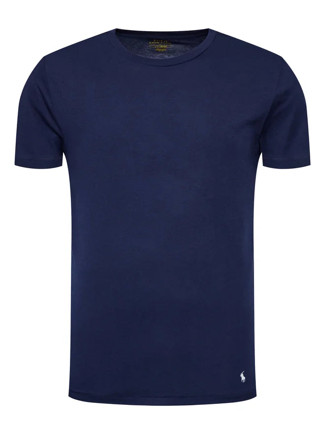 Ralph Lauren Slim Crewneck 3-Pack | Navy/Light Navy/Blue
