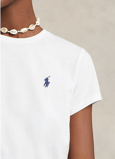 Ralph Lauren Cotton Jersey Crewneck T-Shirt | White