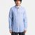 Ralph Lauren Custom Fit Striped Linen Shirt | Blue/White