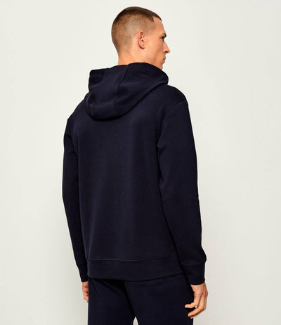 Paul & Shark Embroidered X Soft Fleece Cotton Hoodie | Navy