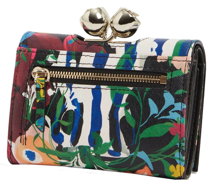 Ted Baker Buinne Bouquet Printed Leather Small Bobble Purse | Multicolor