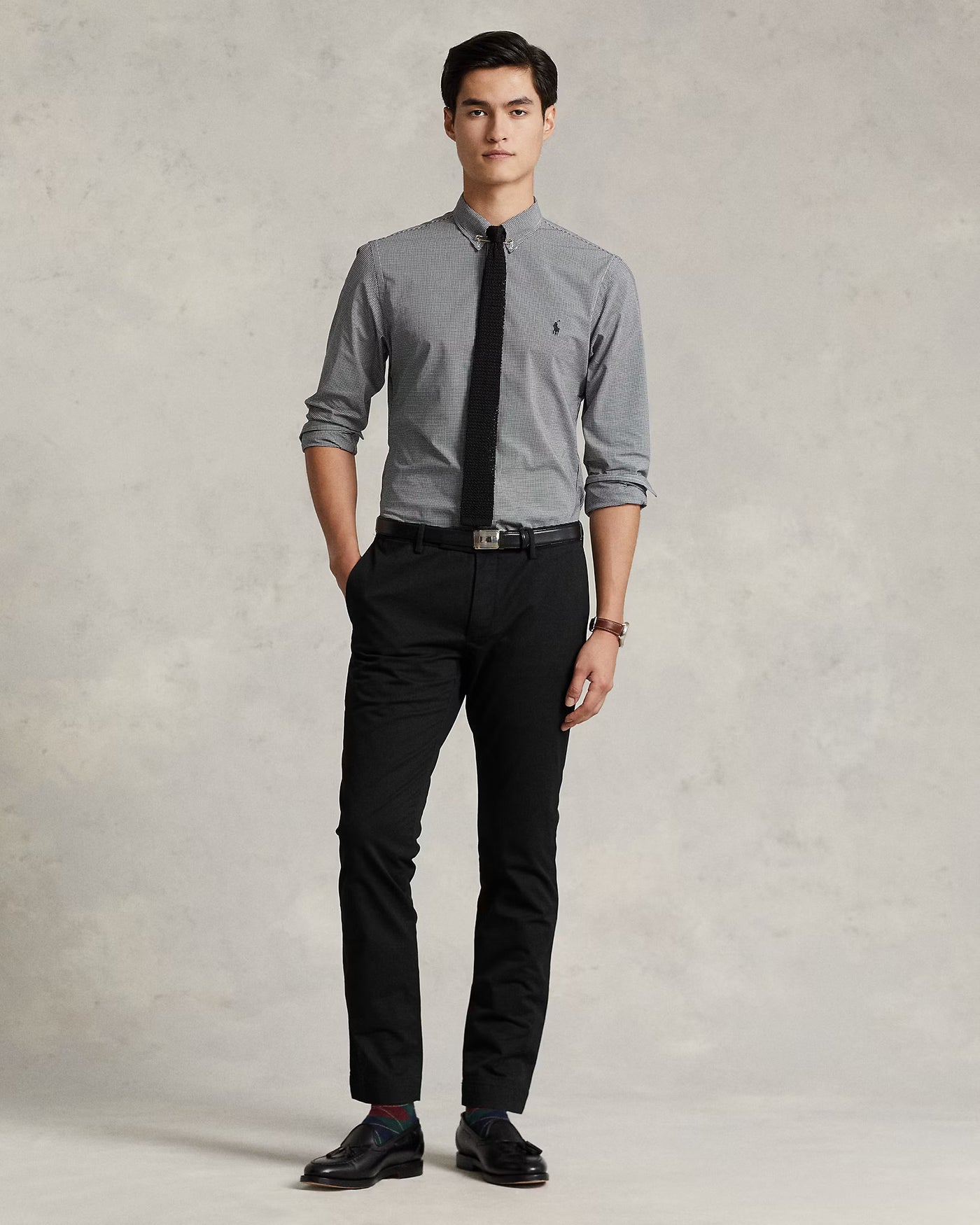 Ralph Lauren Stretch Slim Fit Chino Trouser | Black