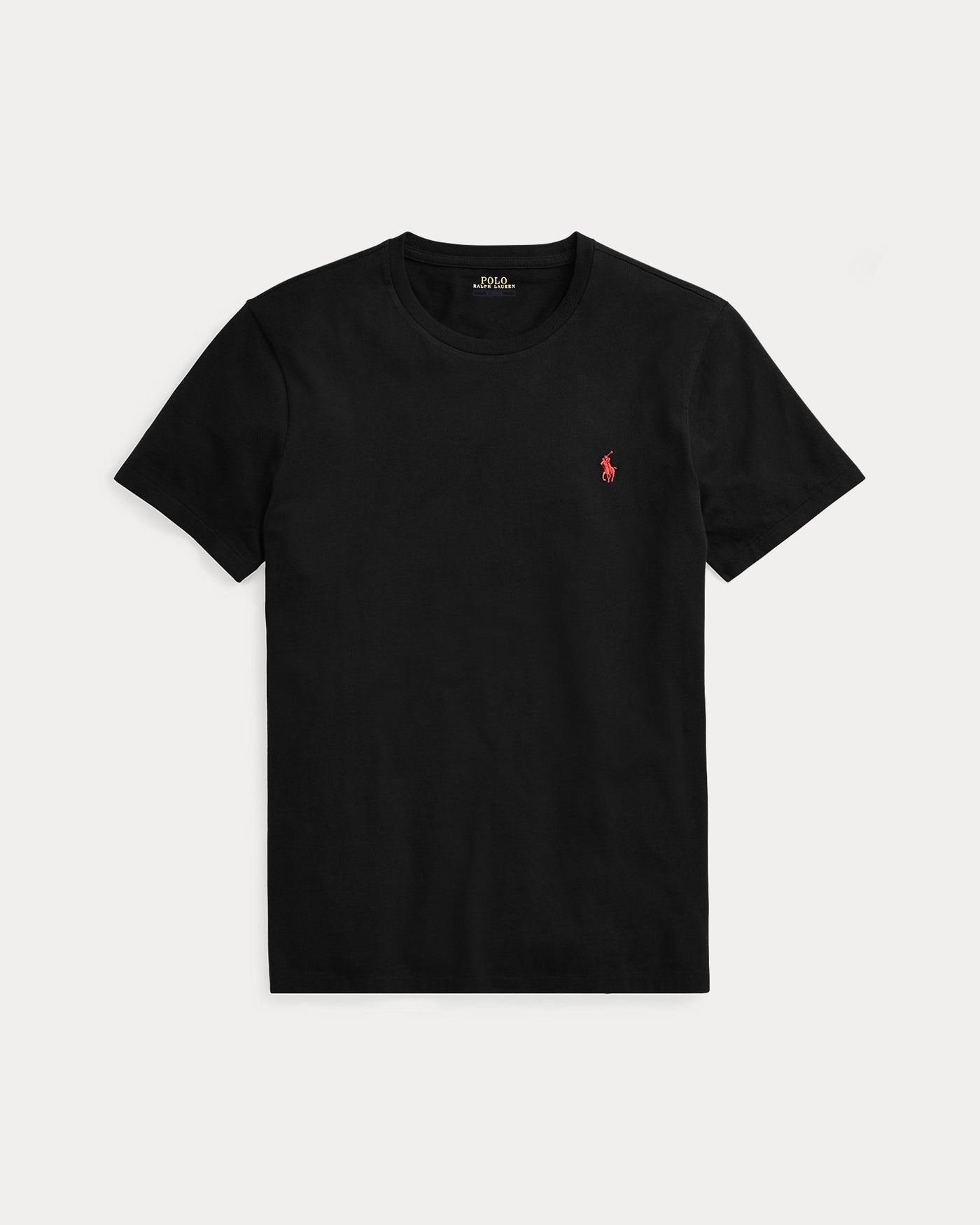 Ralph Lauren Custom Slim Fit Jersey Crewneck T-Shirt | Black