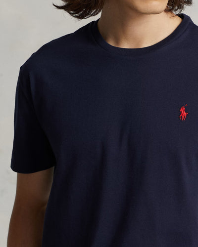 Ralph Lauren Custom Slim Fit Jersey Crewneck T-Shirt | Ink