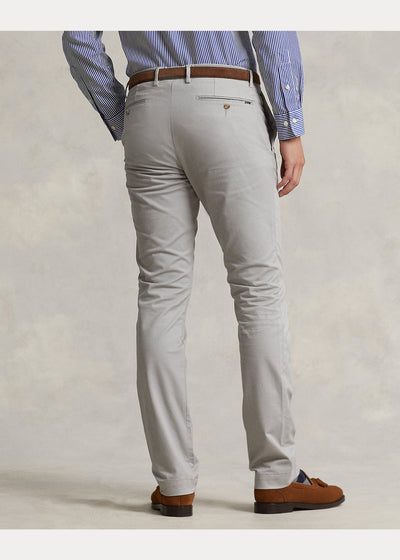 Ralph Lauren Stretch Slim Fit Chino Trouser | Grey Fog
