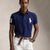 Ralph Lauren Custom Slim Fit Mesh Polo | Newport Navy