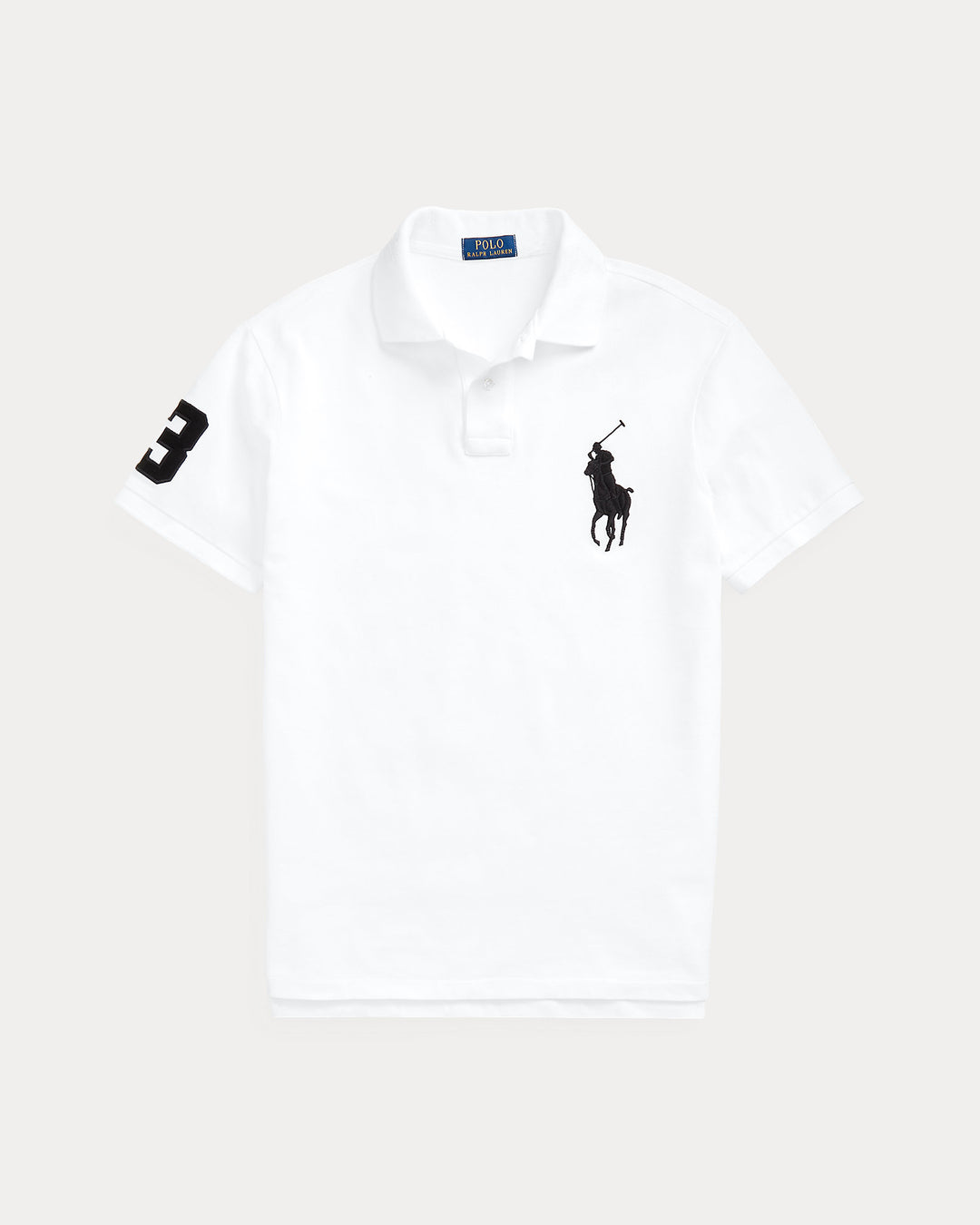 Ralph Lauren Custom Slim Fit Mesh Polo | White