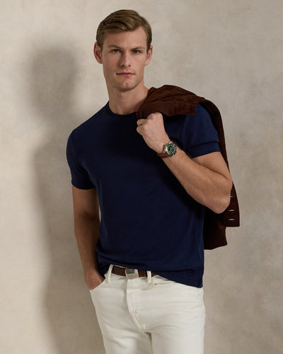 Ralph Lauren Custom Slim Fit Soft Cotton T-Shirt | Refined Navy