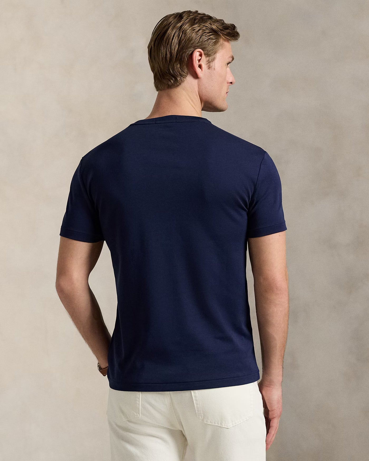 Ralph Lauren Custom Slim Fit Soft Cotton T-Shirt | Refined Navy