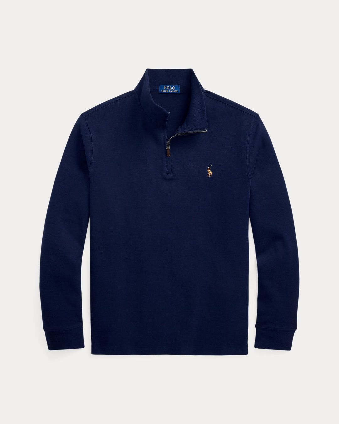 Ralph Lauren Estate-Rib Quarter-Zip Pullover | Cruise Navy