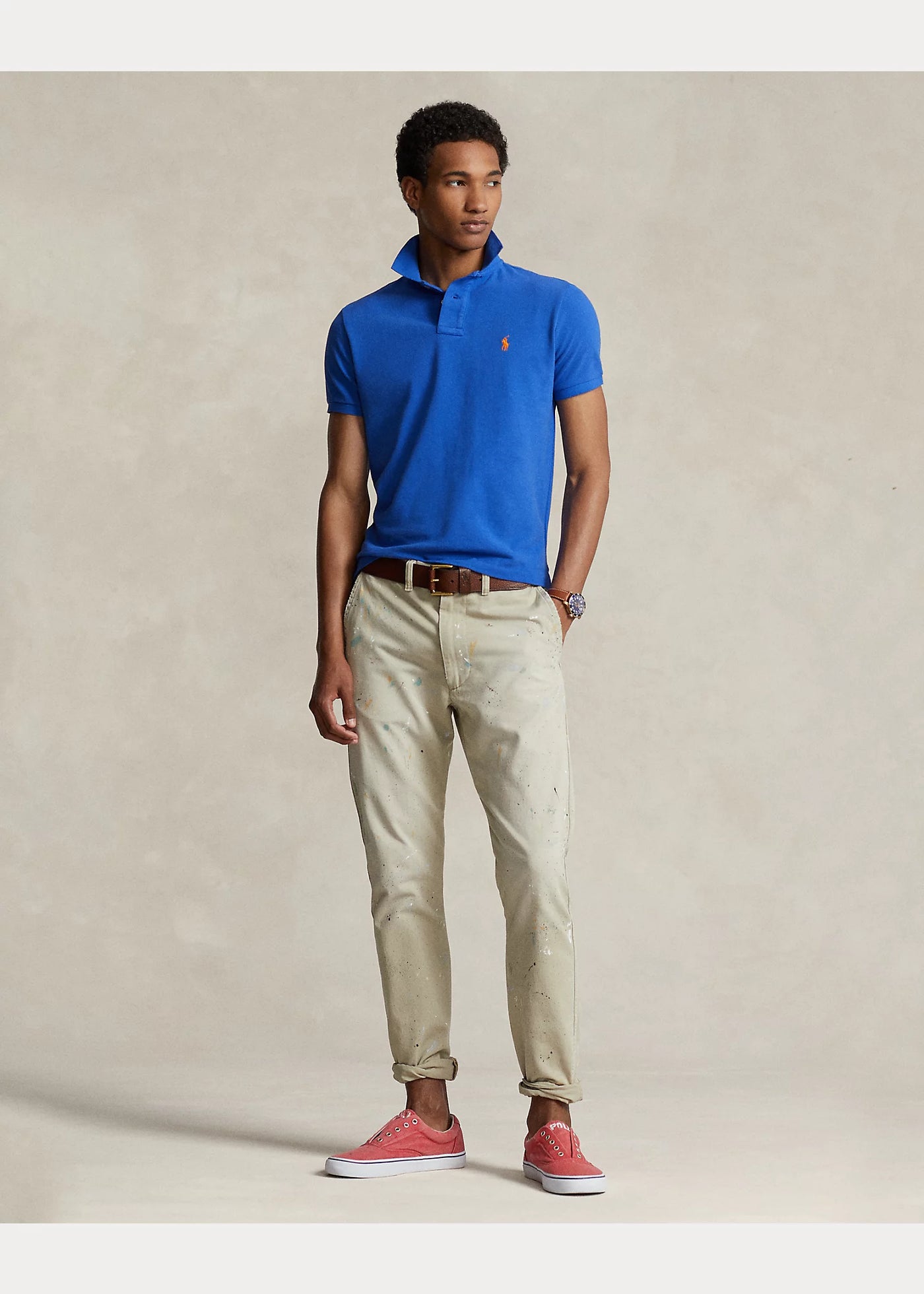 Ralph Lauren The Iconic Mesh Polo Shirt | New Iris Blue
