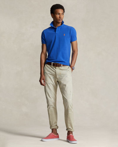 Ralph Lauren The Iconic Mesh Polo Shirt | New Iris Blue