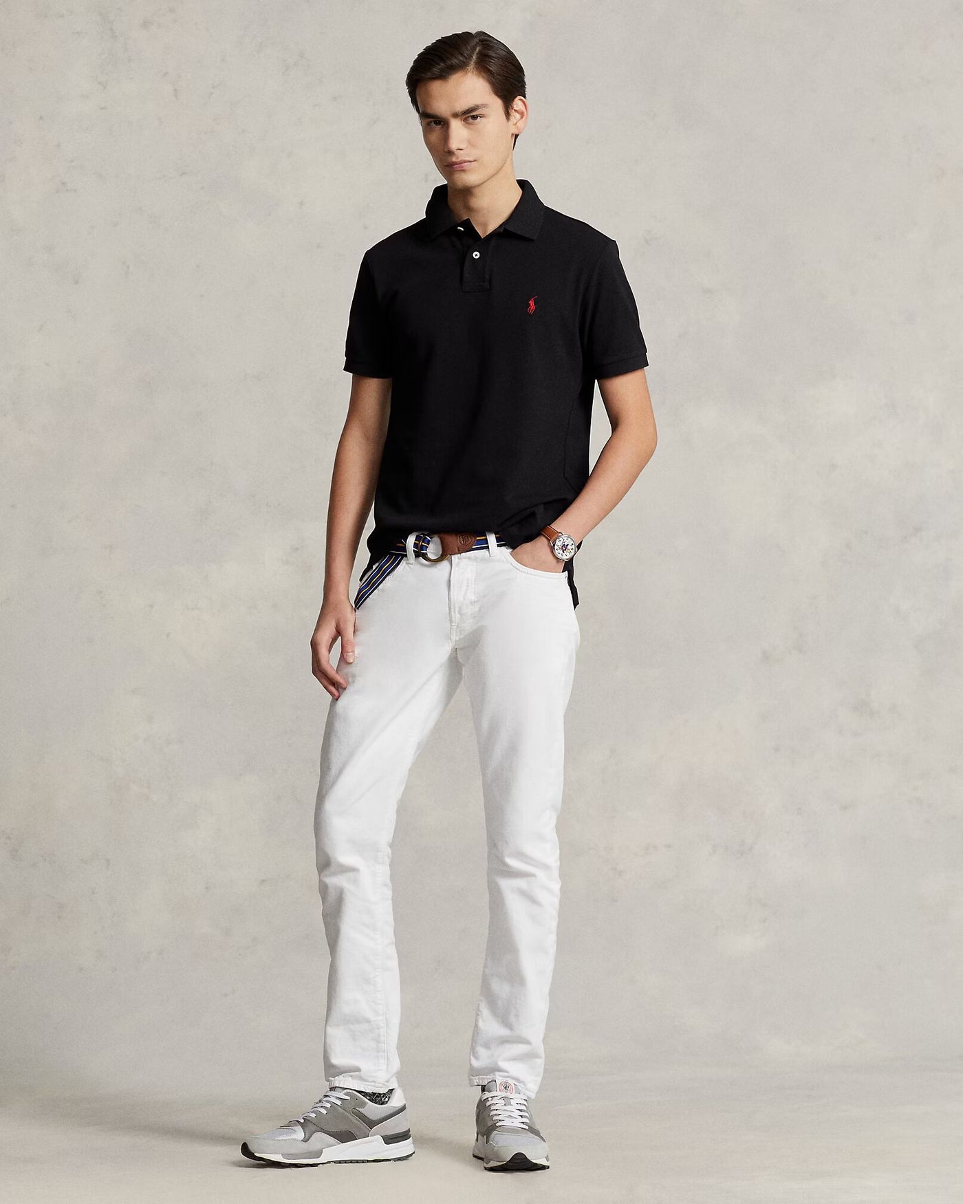 Ralph Lauren The Iconic Mesh Polo Shirt | Black