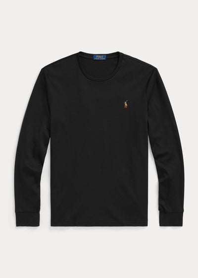 Ralph Lauren Custom Slim Fit Soft Cotton T-Shirt | Black