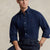 Ralph Lauren Custom Fit Linen Shirt | Newport Navy