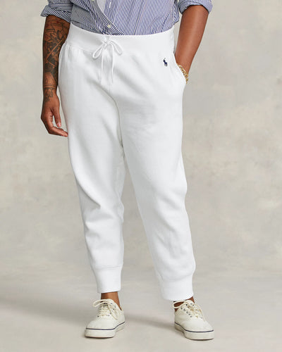 Ralph Lauren Fleece Tracksuit Bottoms | White