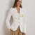 Lauren Ralph Lauren Bullion Jacquard Blazer | White