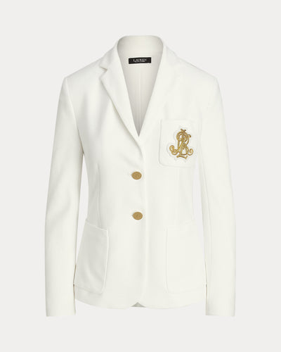 Lauren Ralph Lauren Bullion Jacquard Blazer | White