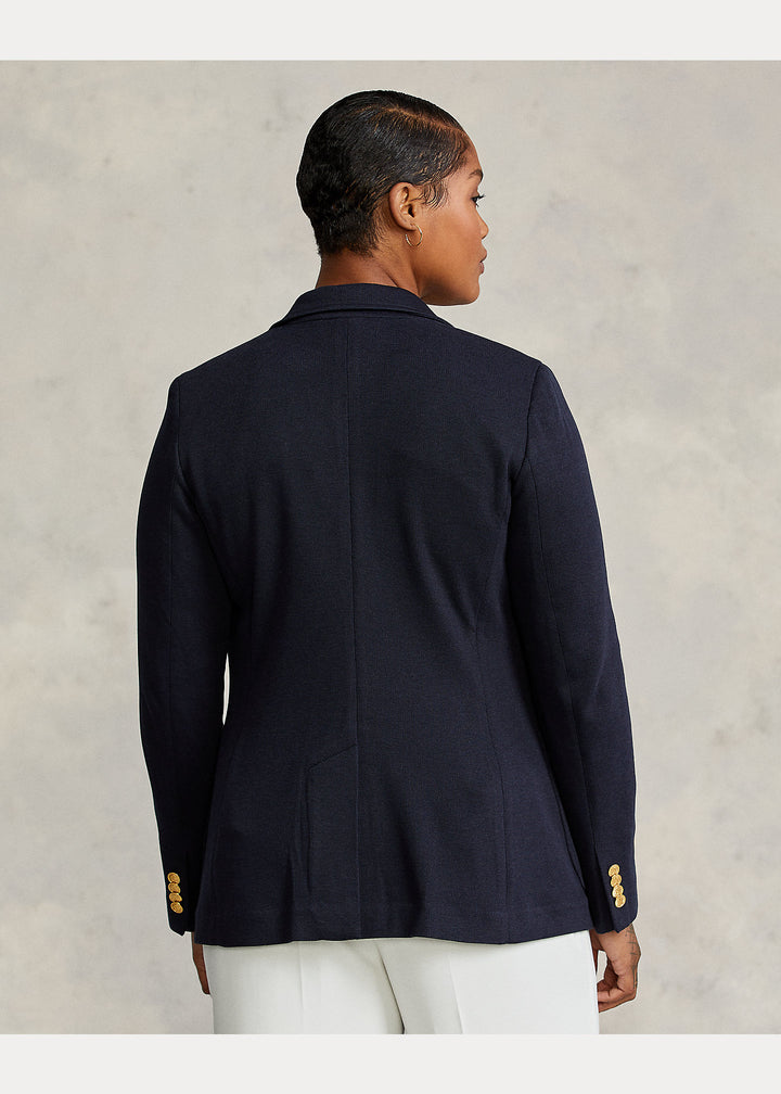 Ralph Lauren Double-Knit Jacquard Blazer | Navy