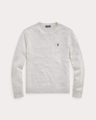 Ralph Lauren Cotton Crewneck Jumper | Grey