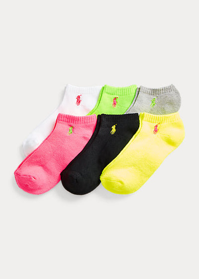 Ralph Lauren Low-Profile Sport Sock 6-Pack | Bright