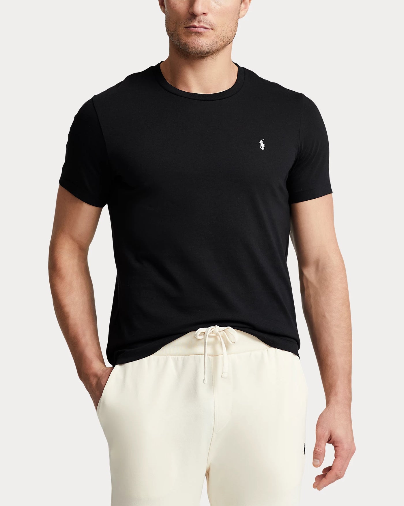 Ralph Lauren Cotton Jersey Sleep Shirt | Black