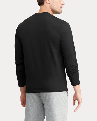 Ralph Lauren Cotton Jersey Sleep Shirt | Black