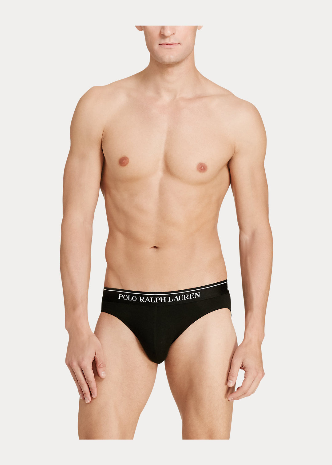 Ralph Lauren Low-Rise Brief 3-Pack | Black/White/Grey
