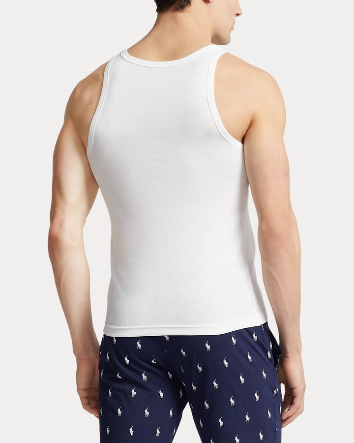 Ralph Lauren Classic Tank Undershirt 2-Pack | White