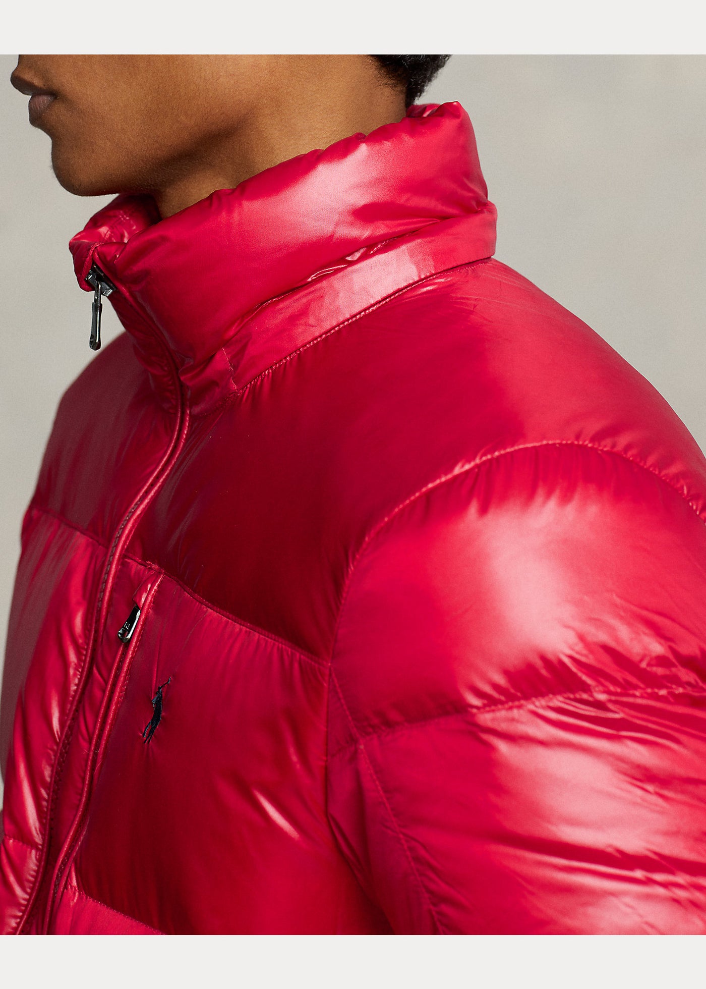 Ralph Lauren The Gorham Glossed Down Jacket | Red