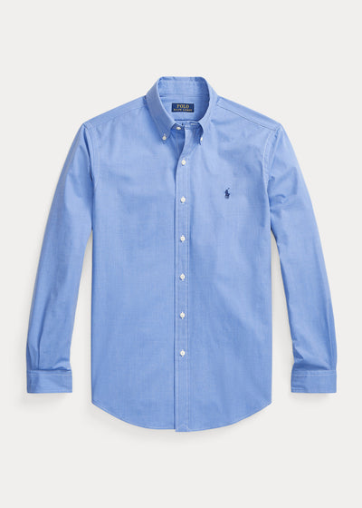 Ralph Lauren Custom Fit Shirt | Blue End on End