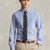 Ralph Lauren Custom Fit Striped Stretch Poplin Shirt | Blue/Hairline