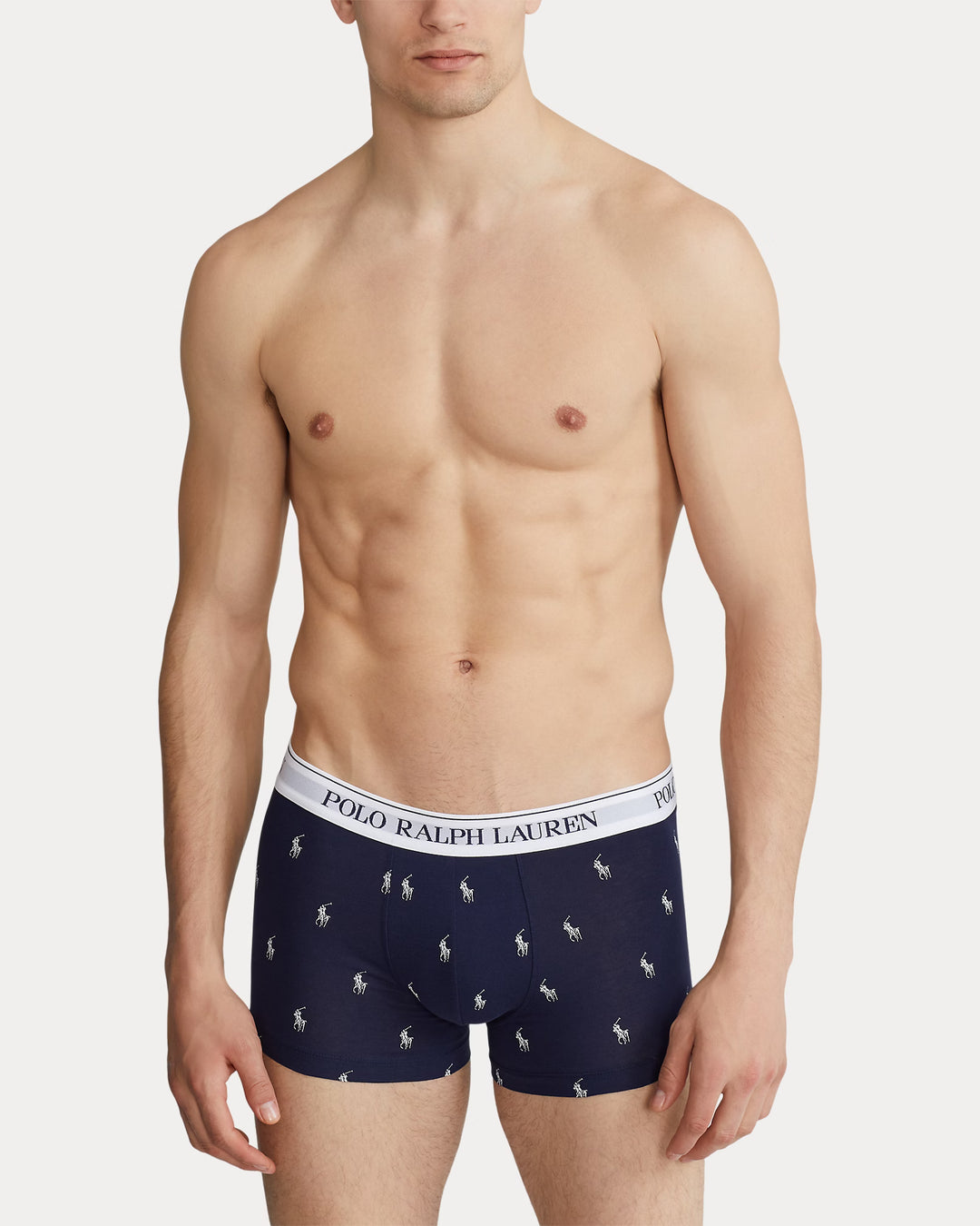 Ralph Lauren Classic Stretch-Cotton Trunk 3-Pack | Navy/Pony