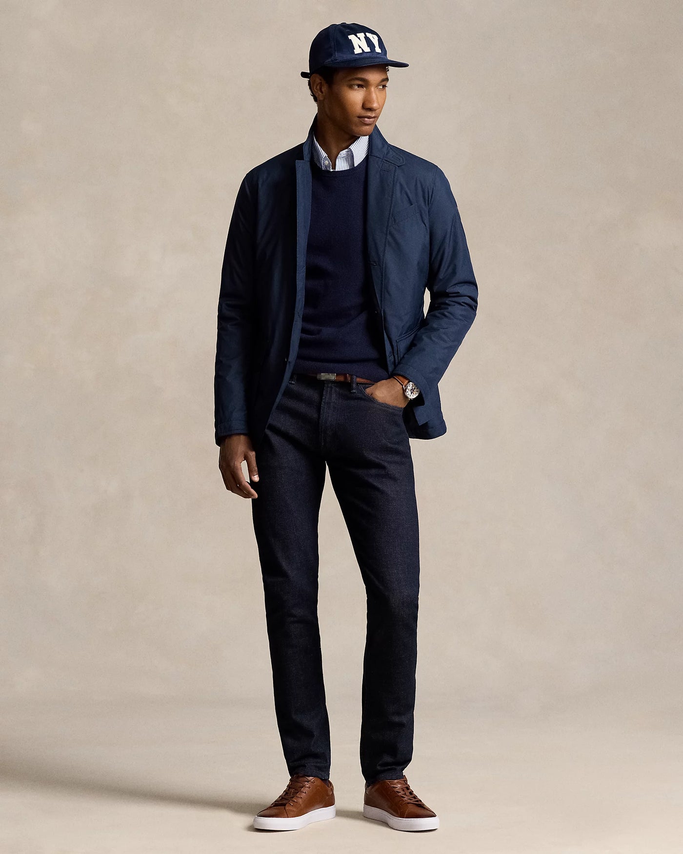 Ralph Lauren Wool Crewneck Jumper | Hunter Navy